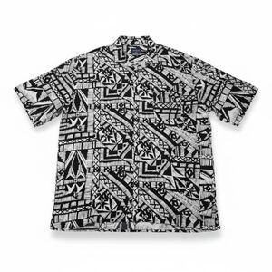 Nwt $25 Trust Men's 5x Short Sleeve Button Up Graphic Shirt Black & White